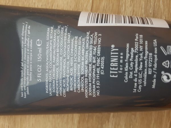 Eternity for outlet men shower gel