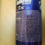 A can of gallerine 3x series on a table.