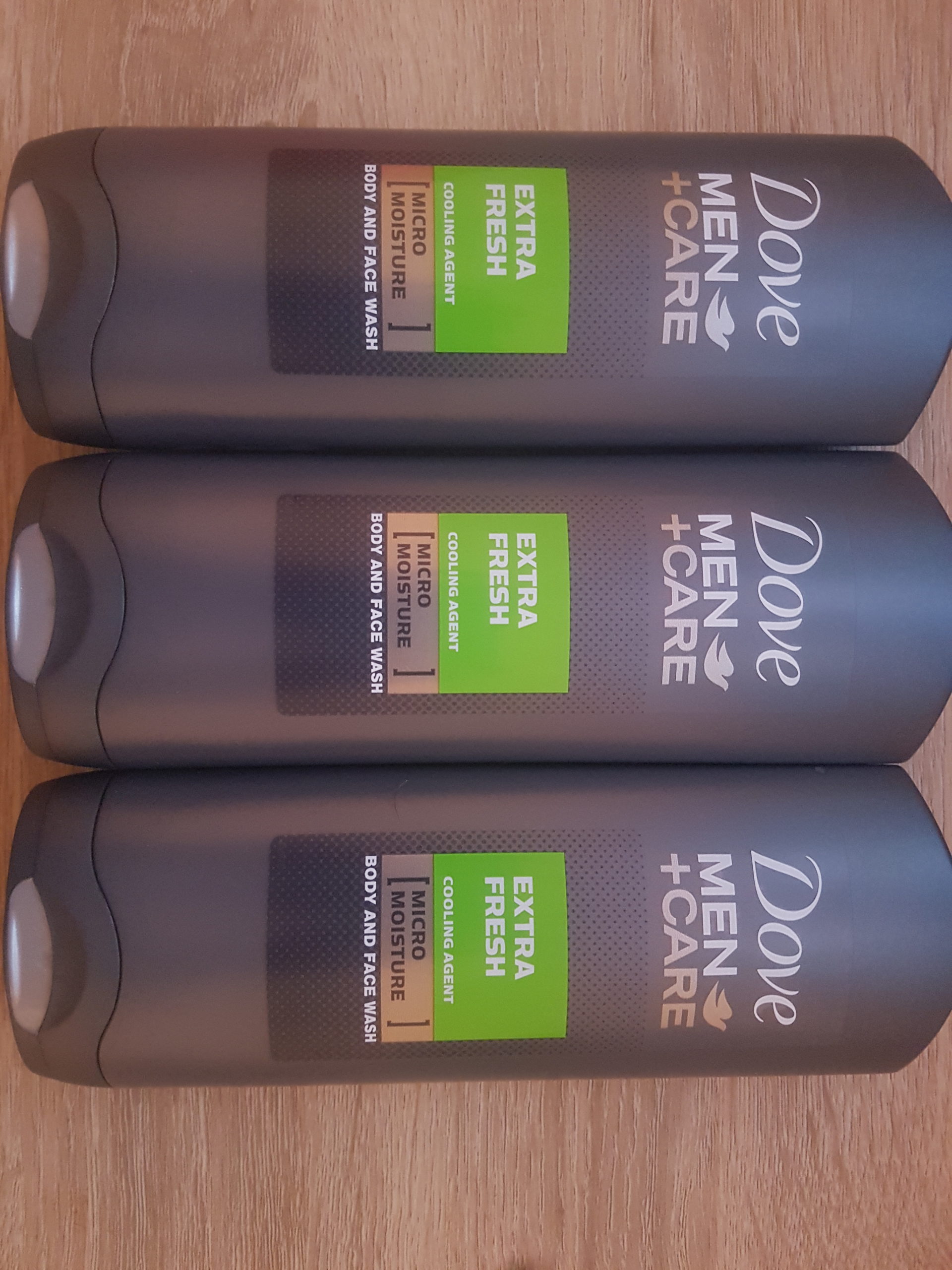 3x Dove Men+ Care Extra Fresh 400ml