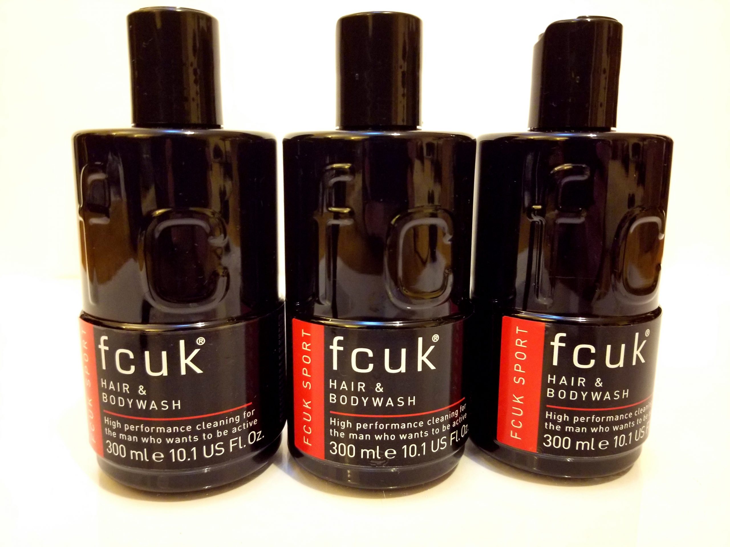 3x Fcuk Sport Body Wash