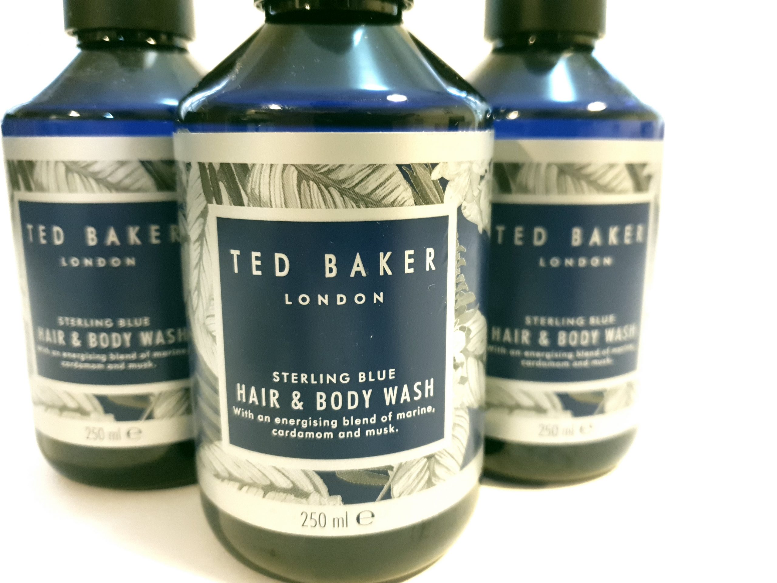 3x Ted Baker Sterling Blue Hair and Body Wash