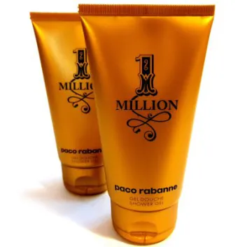 2x Paco Rabanne 1 Million Shower Gel for Men 150ml, Body Wash for Men