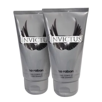 2x Paco Rabanne Invictus Shower Gel for Men 150ml, Body Wash for Men