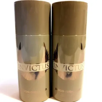 2x Paco Rabanne Invictus Deodorant for Men 150ml, Body Spray for Men