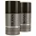 Two Hugo Boss Bottled deodorant sticks for men, each 75 mL, are standing upright on a plain white background.