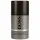 A cylindrical container of Hugo Boss Bottled deodorant stick for men, 75 ml, with a metallic gray body and a dark gray cap.