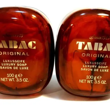 2x Tabac Luxury Soap, Mäurer & Wirtz 100 Grams in Box