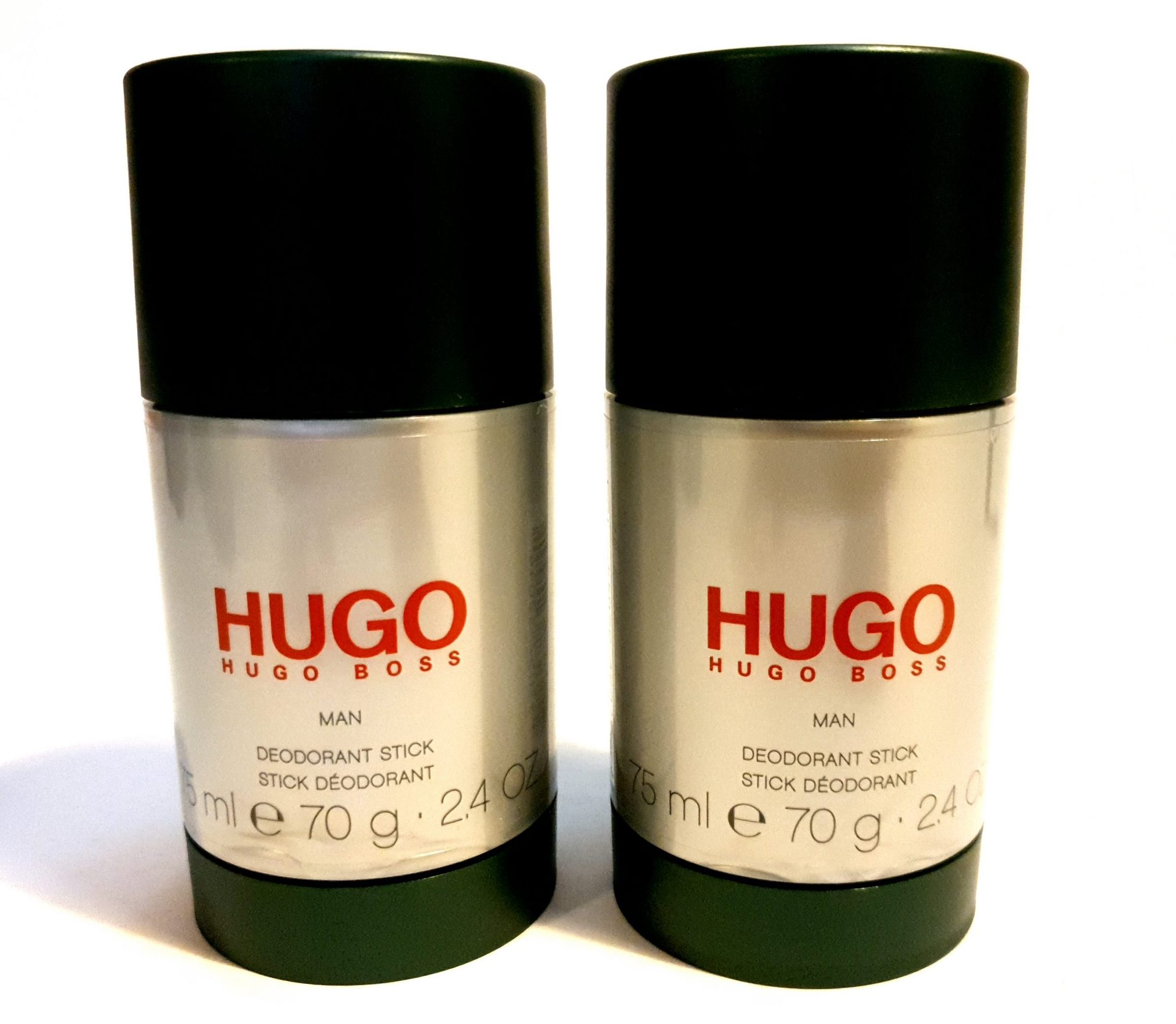 2x Hugo Man Deodorant Stick for Men 75ml, Hugo Boss Hugo