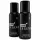 Two bottles of Mont Blanc Legend Deodorant Spray, 100ml Travel each, are shown standing upright against a white background.