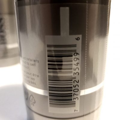 A 3x Hugo Boss Bottled 75ml Deodorant stick for Men with a barcode on it next to a white surface.