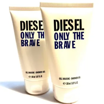 2x Diesel Only the Brave 150ml Shower Gel Body Wash
