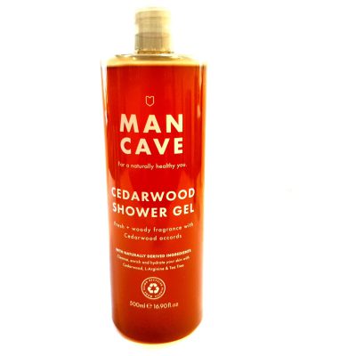 Man Cave Cedarwood Shower Gel, 500ml - Image 2