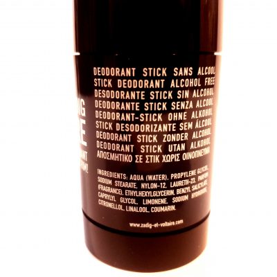 A black stick of Issey Miyake L'eau D'issey, 200ml Pour Homme Shower Gel on a white background.