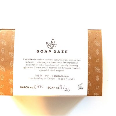 3x Lemongrass & Patchouli Handmade Vegan Soap, 112g, Soap Daze - Image 11