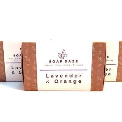 Lavender & Orange Handmade Vegan Soap, 112g, Soap Daze - Image 7