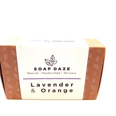 Lavender & Orange Handmade Vegan Soap, 112g, Soap Daze - Image 5