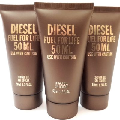 3x Diesel Fuel For Life Shower Gel for men 50ml - Image 1