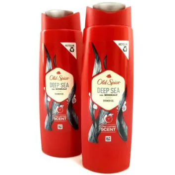 2x Old Spice Deep Sea 250ml Shower Gel for Men