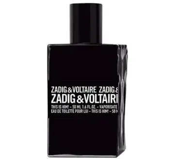 A bottle of Zadig & Voltaire This is Him, 50ml EDT for men.