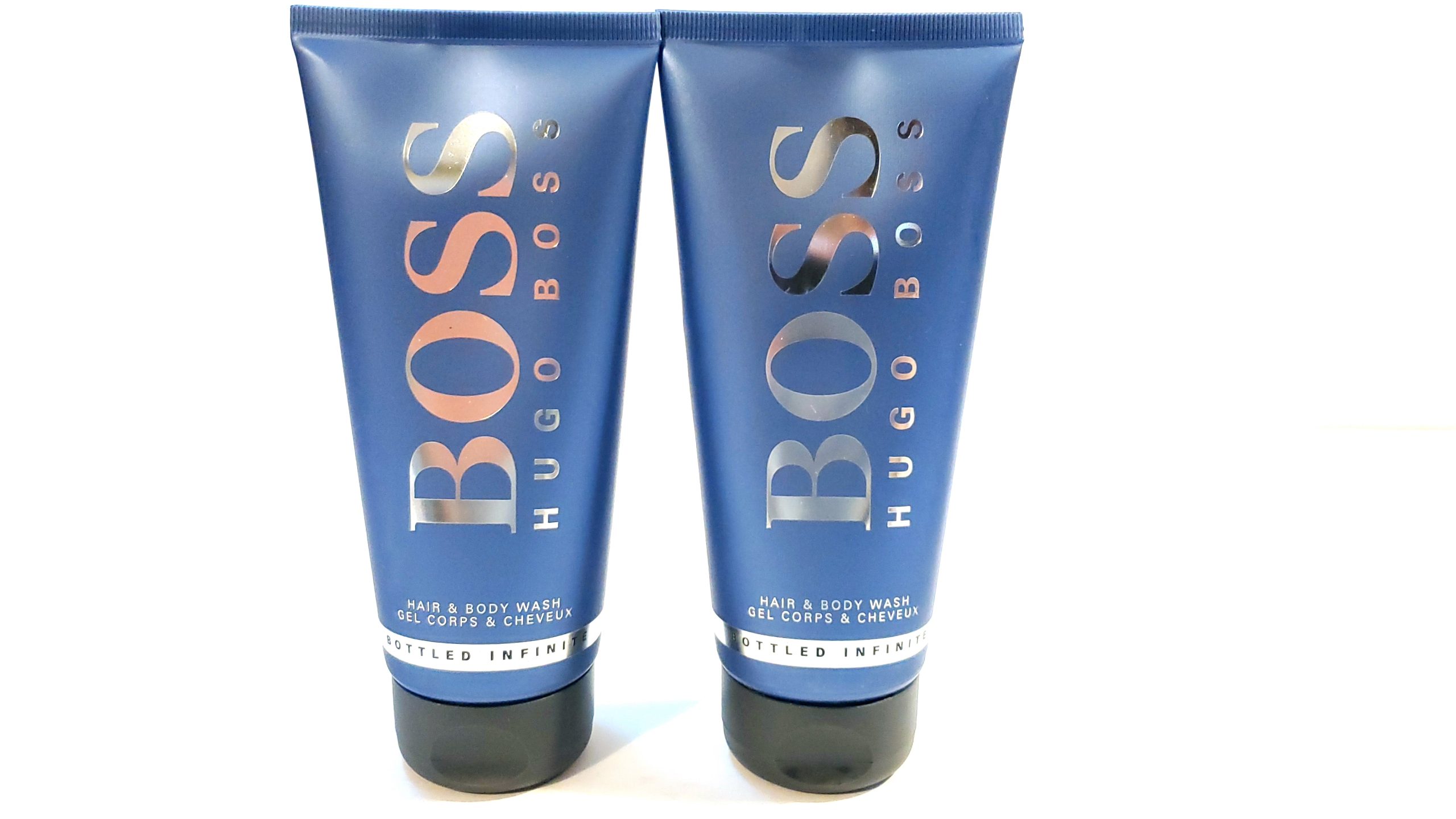 2x Hugo Shower Gel 200ml Boss Infinite for Men Boss Bottled