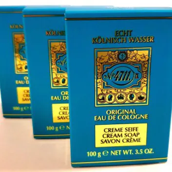 3x Maurer & Wirtz No 4711 Original Cream Soap 100g