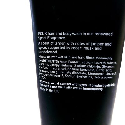 3x Fcuk Sport Hair and Body Wash, 250ml - Image 5