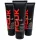 Three black tubes of 3x Fcuk Sport Hair and Body Wash, 250ml each, stand upright against a white background.