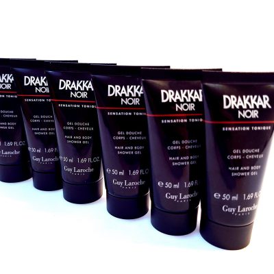 6x Guy Laroche Drakkar Noir Shower Gel, 50ml - Image 3