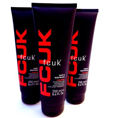 3x Fcuk Sport Hair and Body Wash, 250ml - Image 2