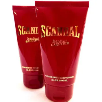 2x Jean Paul Gaultier Scandal Pour Homme, 150ml Shower Gel for Men