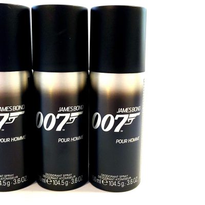 3x James Bond 007 Pour Homme Deodorant Spray for Men, 150ml - Image 6