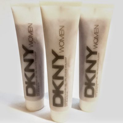 Three tubes of DKNY Women Shower Gel for Women, 150ml, Women's Body Wash.