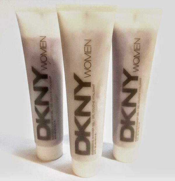 Three tubes of DKNY Women Shower Gel for Women, 150ml, Women's Body Wash.