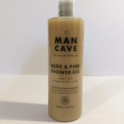 Mancave Aloe & Pine Shower Gel, 500ml Body Wash - Image 2