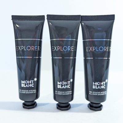 3x Mont Blanc Explorer Mens Shower Gel 30ml Travel-Size minis - Image 6