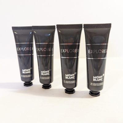4x Mont Blanc Explorer Mens Shower Gel 30ml Travel-Size minis - Image 3