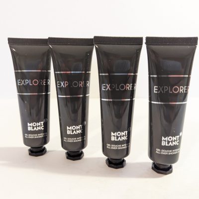 4x Mont Blanc Explorer Mens Shower Gel 30ml Travel-Size minis - Image 2