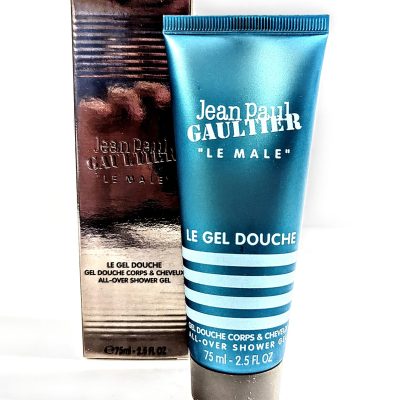 Jean Paul Gaultier Le Male Shower Gel Travel-sized 75ml, boxed - Image 1