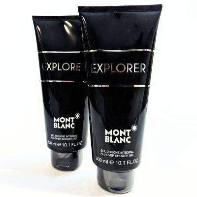 2x Mont Blanc Explorer Mens Shower Gel 300ml XL Shower Gel - Image 1