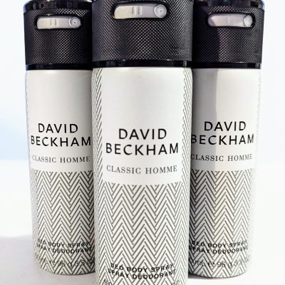 3x David Beckham Homme Deodorant for Men, 150ml - Image 1