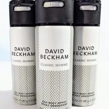 3x David Beckham Homme Deodorant for Men, 150ml