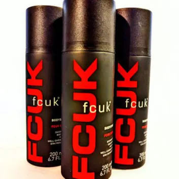 3x Fcuk Sport Deodorising Body Spray For Men, 200ml