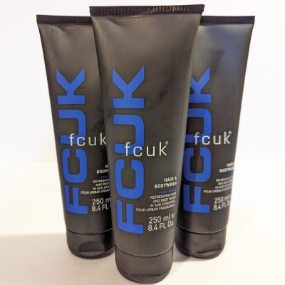 3x Fcuk Urban Hair and Body Wash, 250ml - Image 9