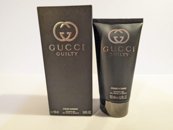 Gucci Guilty 150ml Shower Gel Body Wash for Men, Gucci Mens edt cream.