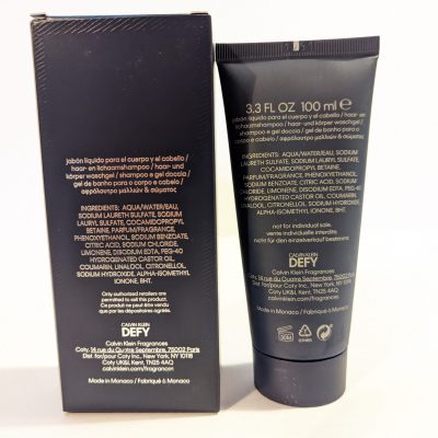 Calvin Klein Defy 100ml Shower Gel for Men, Mens Body Wash - Image 3