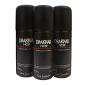 Three bottles of drakkar noir deodorant.