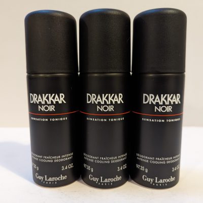 3x Guy Laroche Drakkar Noir Deodorant Spray 3.4oz - Image 4