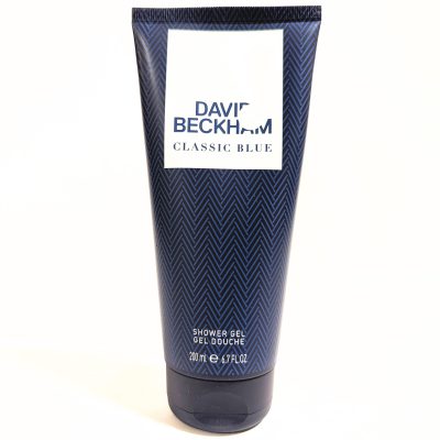 David beckham classic blue shower gel.