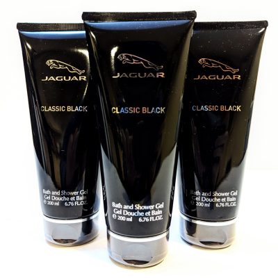Jaguar classic black body lotion.