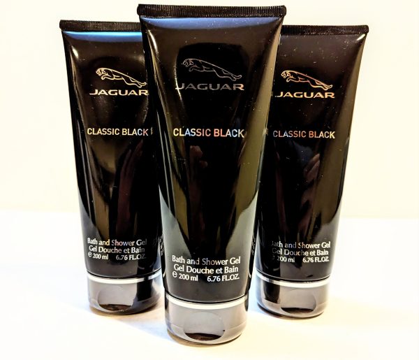 Jaguar classic black body lotion.